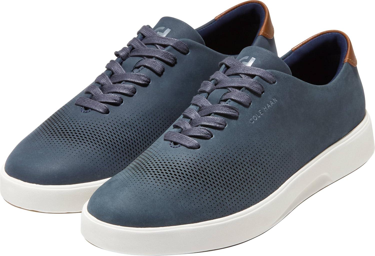 image:imageCole Haan Mens Grandpro Cityspectre Laser PerforatedNavy Blazer Nubuck