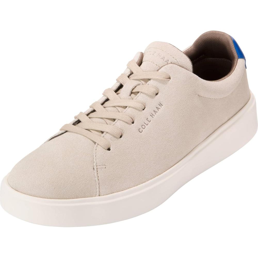 image:imageCole Haan Mens Grand Crosscourt Traveler SneakerOxford Tan SuedeTrue BlueIvory
