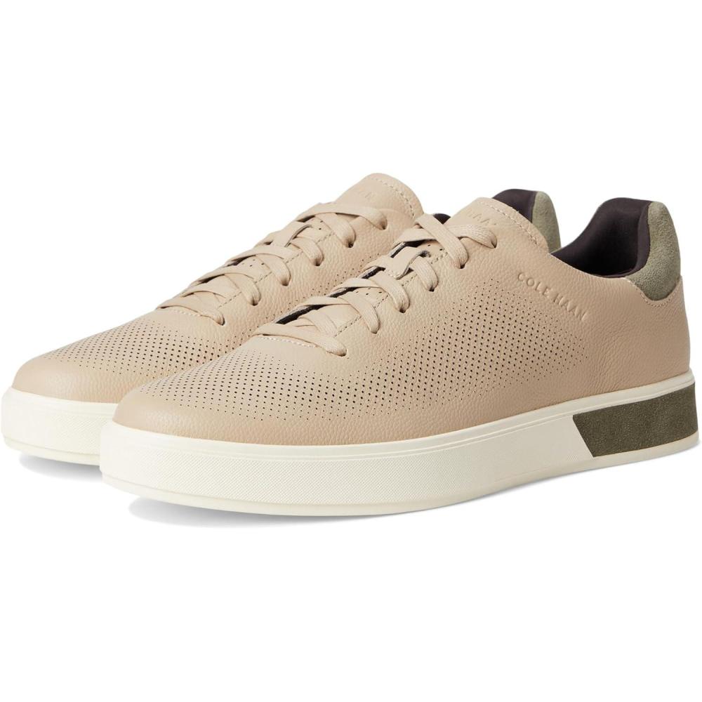 image:imageCole Haan Mens Grandpro Angleace SneakerLt Sesame NubuckDusty OliveIvory