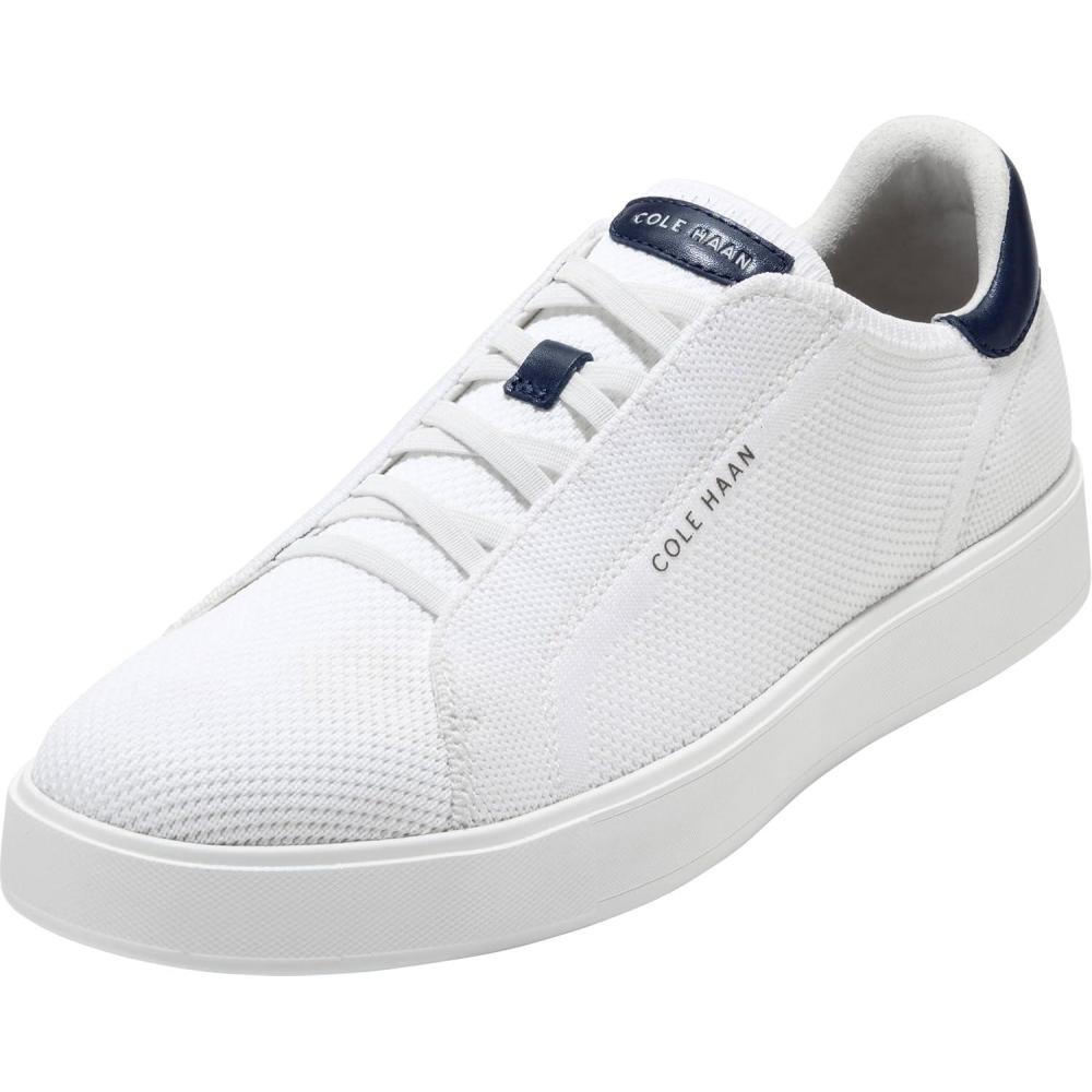 image:imageCole Haan Mens Grandpro Luxe Stitchlite SliponWhiteNavy BlazerWhite