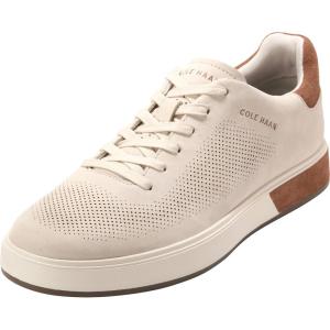 Cole Haan Men’s Grandpro Angleace Sneaker(Angora Nubuck/British Tan/Ivory)