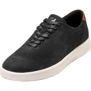 Cole Haan Men’s Grandpro Cityspectre Laser Perforated(Black Nubuck/Golden Honey/Ivory)