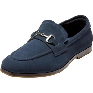 Cole Haan Men’s Lewis Grand Bit(Navy Blazer Suede/Milky Blue/Ultimate Gray)